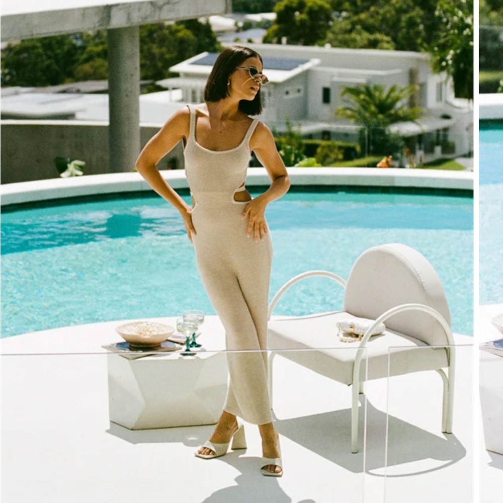 Sabo Skirt London Knit Dress Size Small - Tan